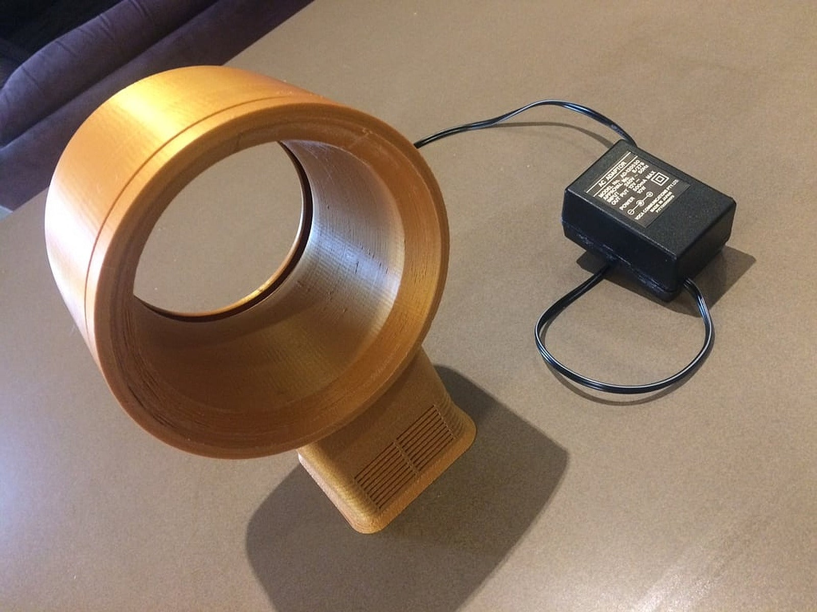 Bladeless Desk Fan – 3D Baskı Modeli