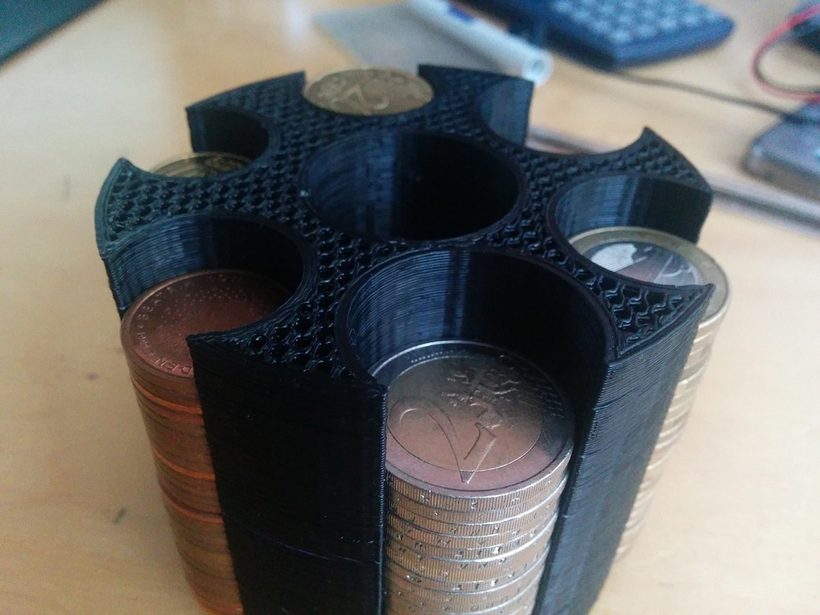 Euro coin kutu/düzenleyici – 3D Baskı Modeli