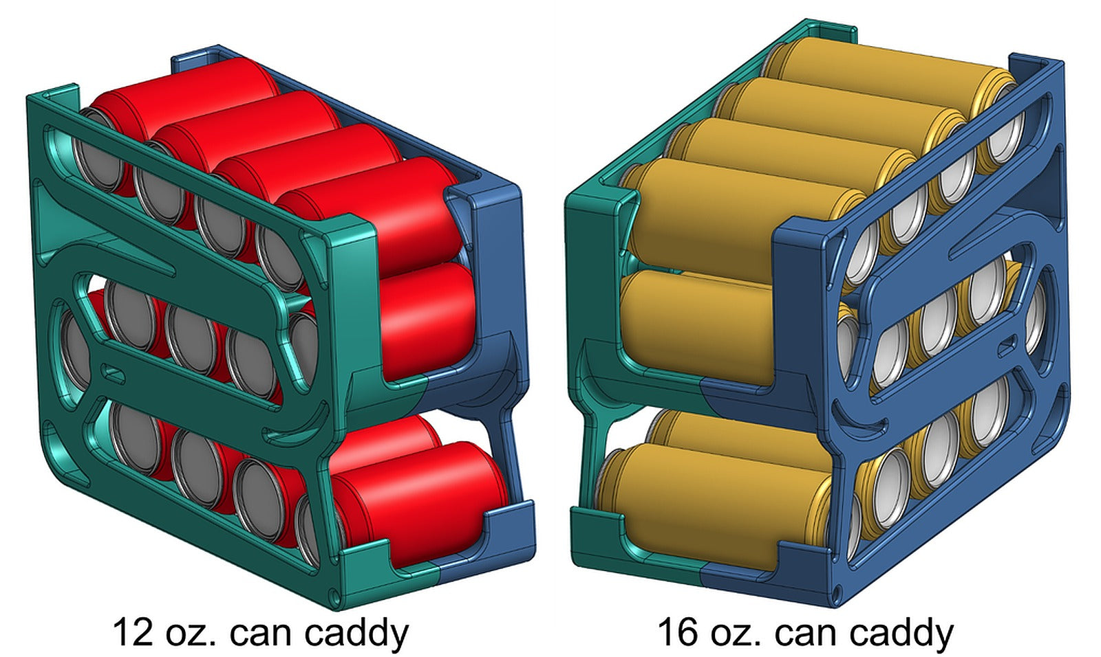 Can Conveyor (three sizes, four versions) – 3D Baskı Modeli