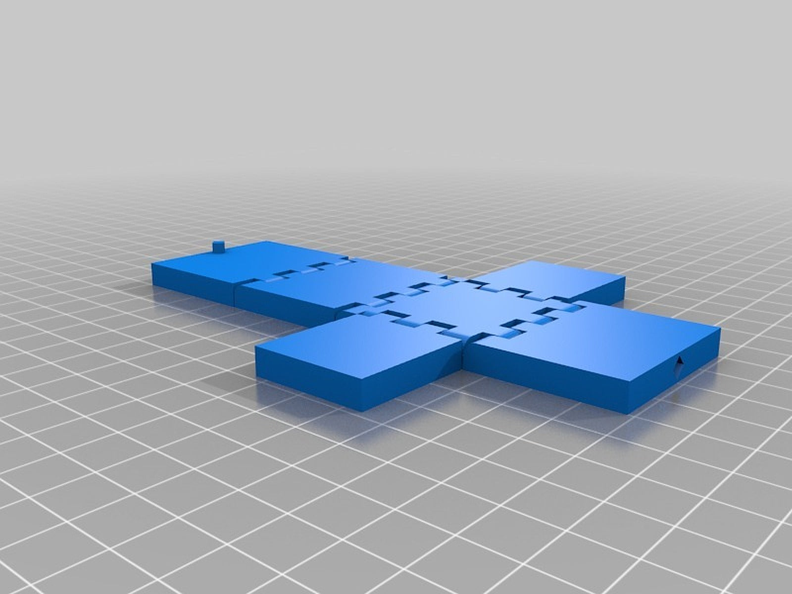 HingeBox Printable As An Assembled Unit Without Supports – 3D Baskı Modeli