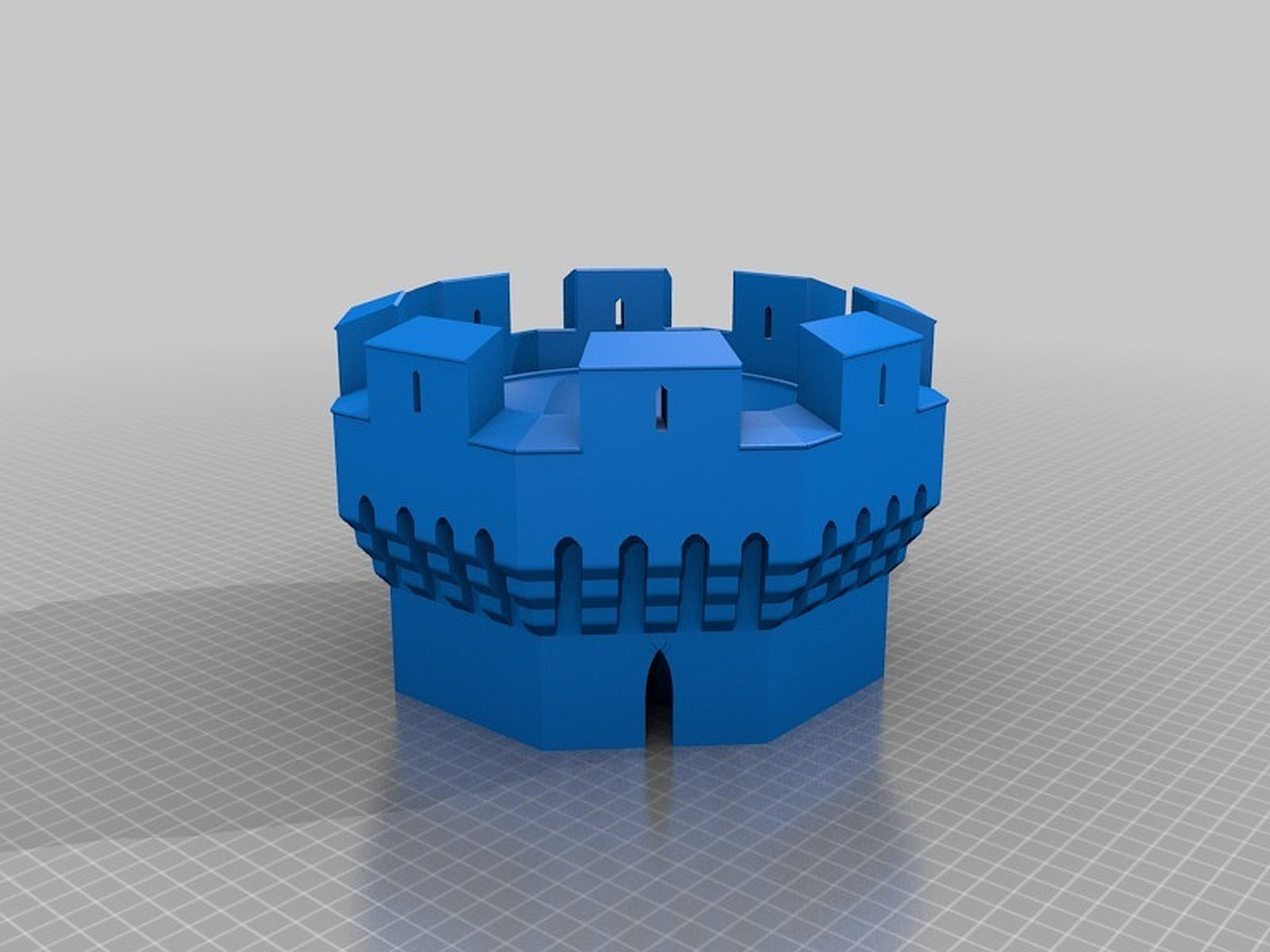 Birdhouse Rook, Castle Tower – 3D Baskı Modeli