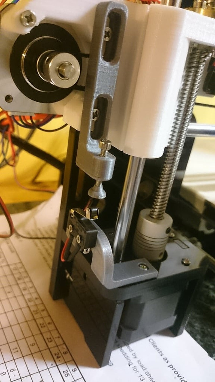 Z Endstop Fine Adjustment Prusa i3 - Anet A8 – 3D Baskı Modeli