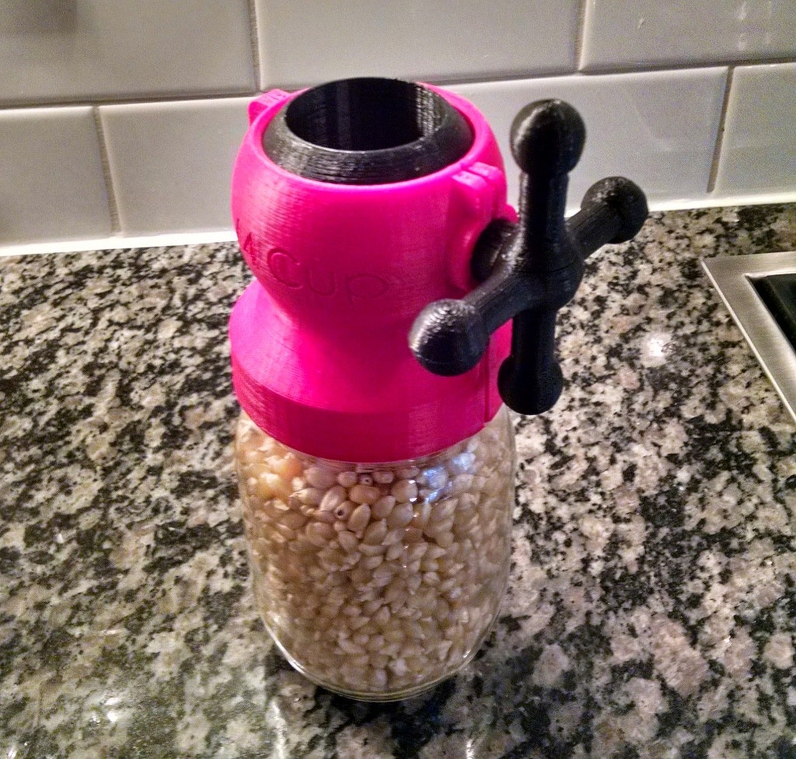 Mason Jar Dispenser – 3D Baskı Modeli