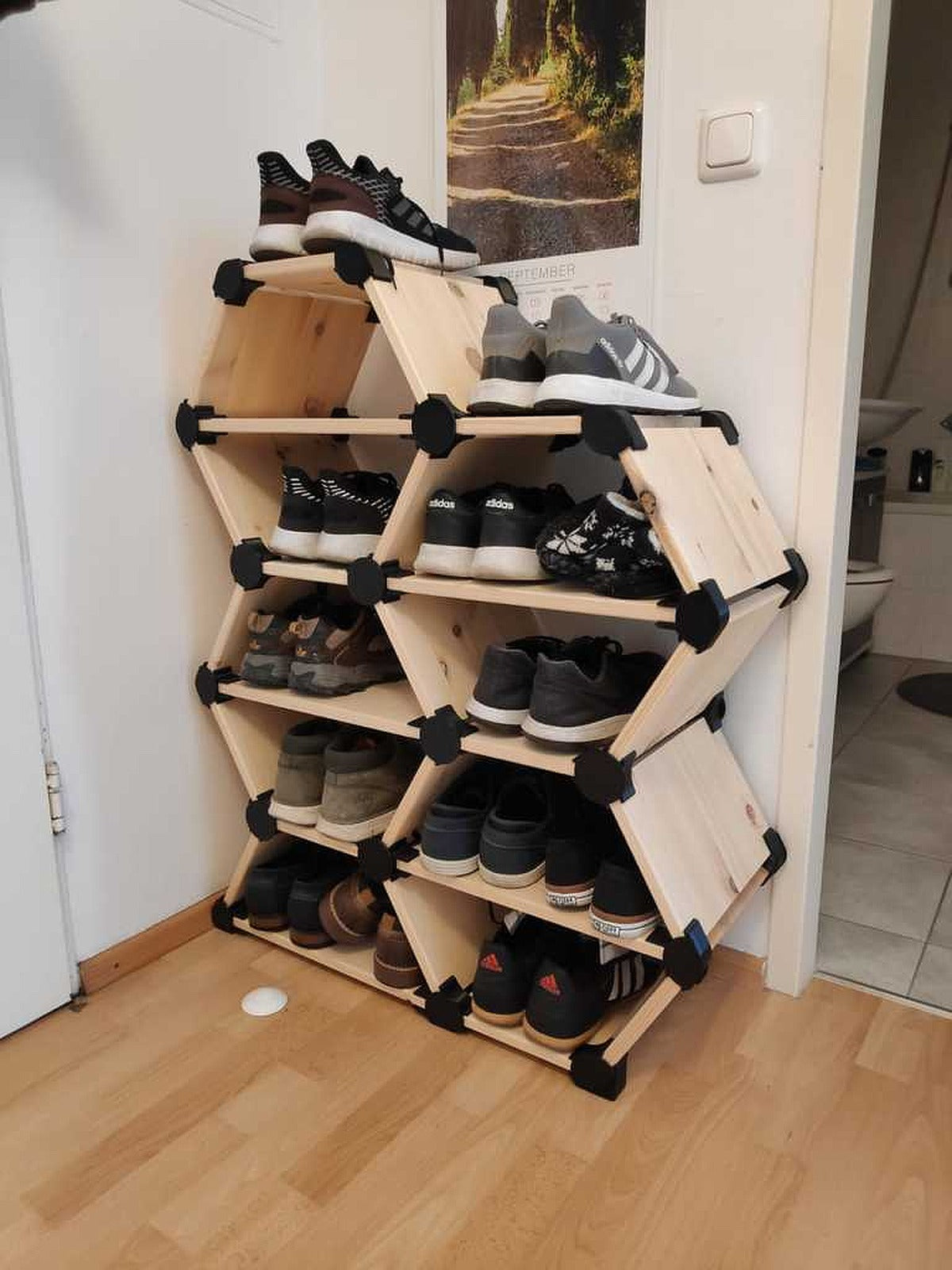 DIY Shelf/Shoe rack cupboard furniture – 3D Baskı Modeli