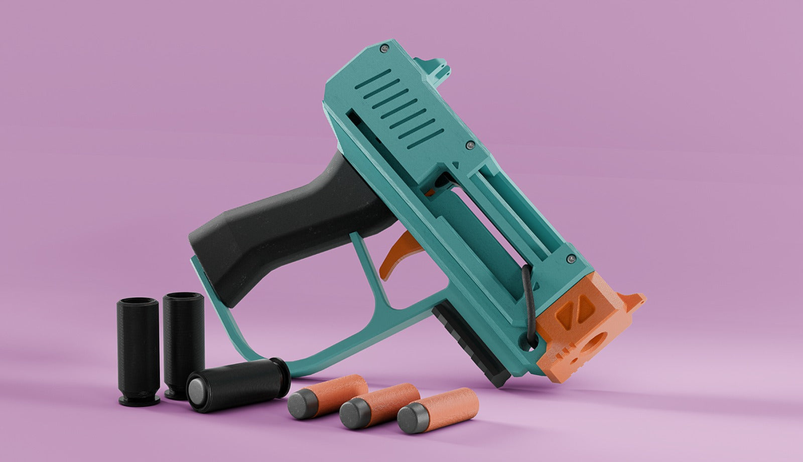 SKLEP mk1_Shell ejecting Nerf string blaster – 3D Baskı Modeli