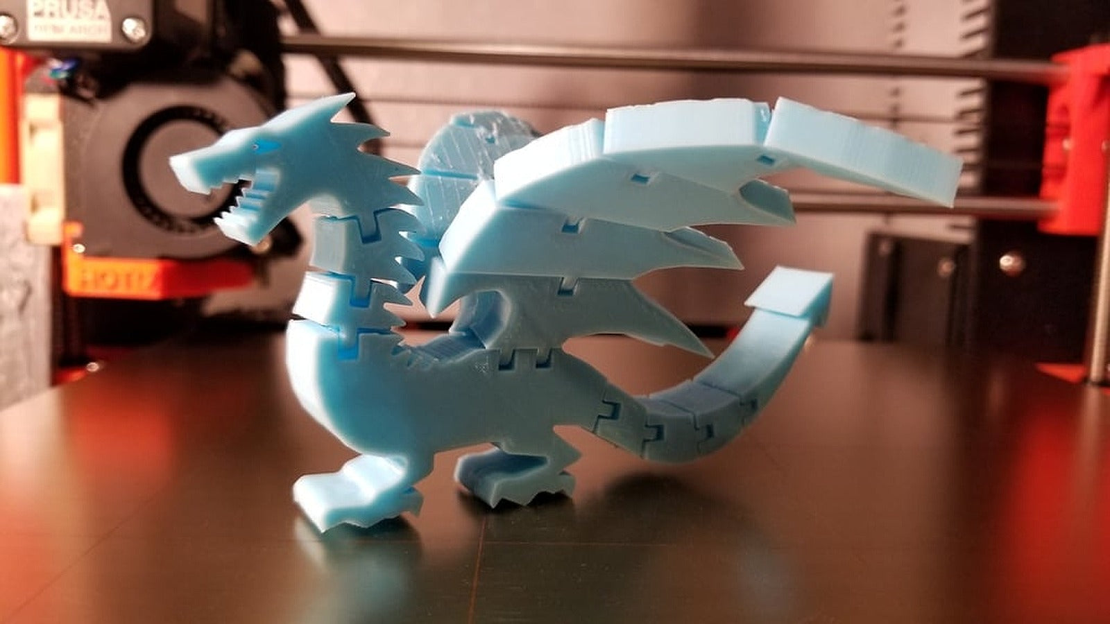 Two Winged Flexi Dragon – 3D Baskı Modeli