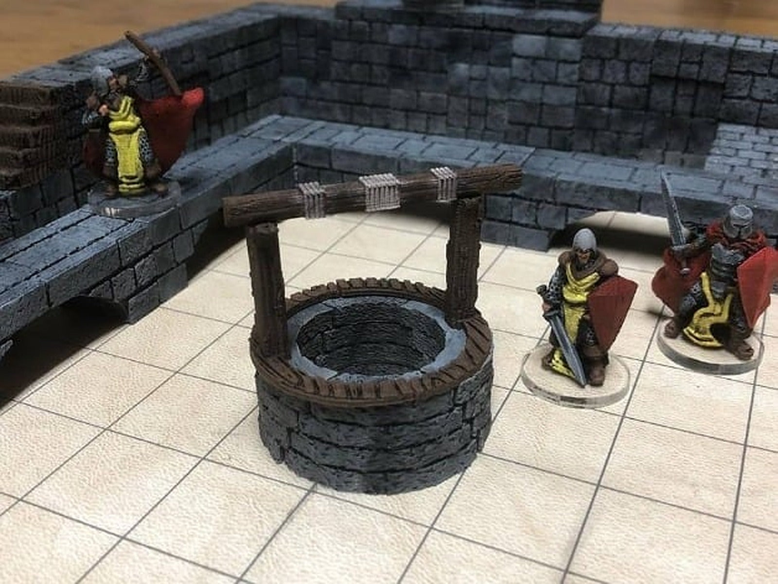 ScatterBlocks: Village Well (28mm/Heroic scale) – 3D Baskı Modeli