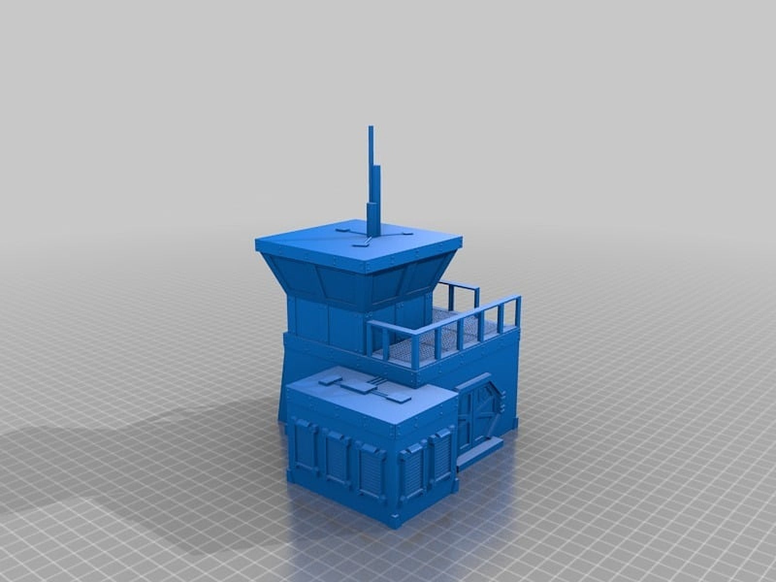 Outpost 6: Building for 28mm Gaming – 3D Baskı Modeli