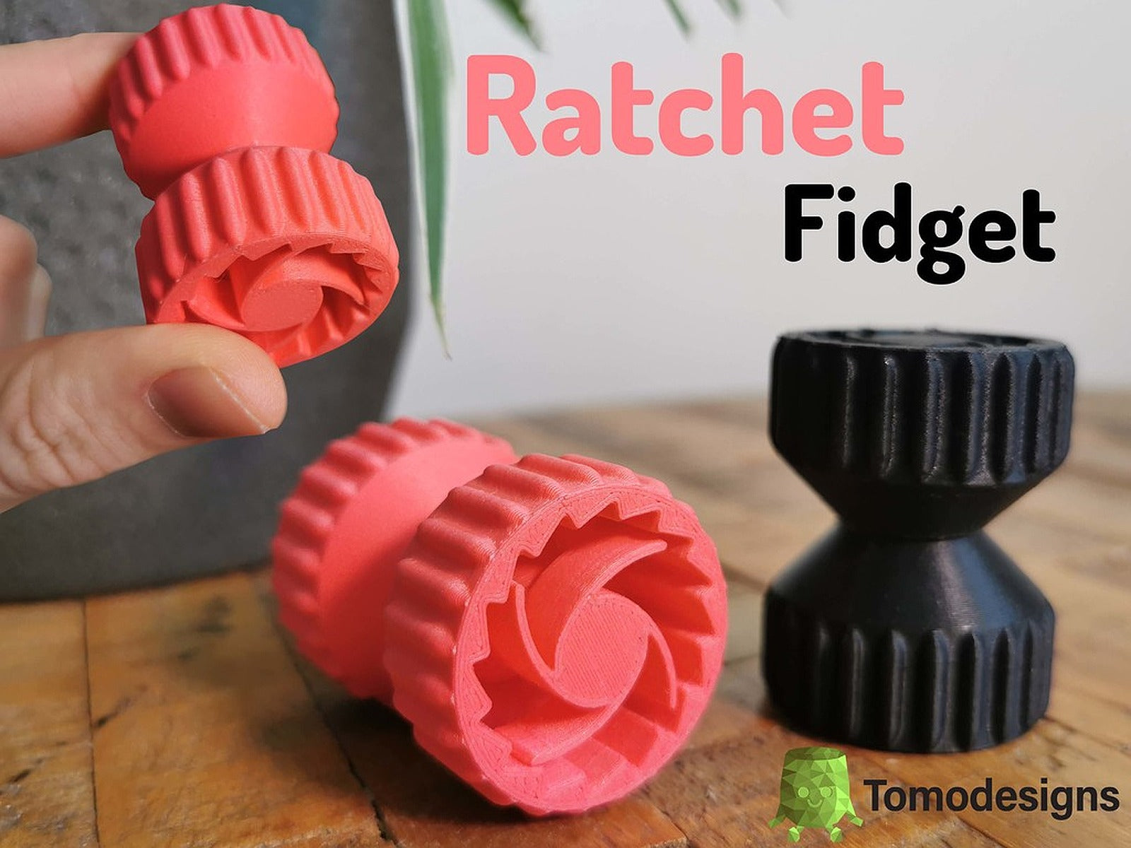 Ratchet Fidget – 3D Baskı Modeli