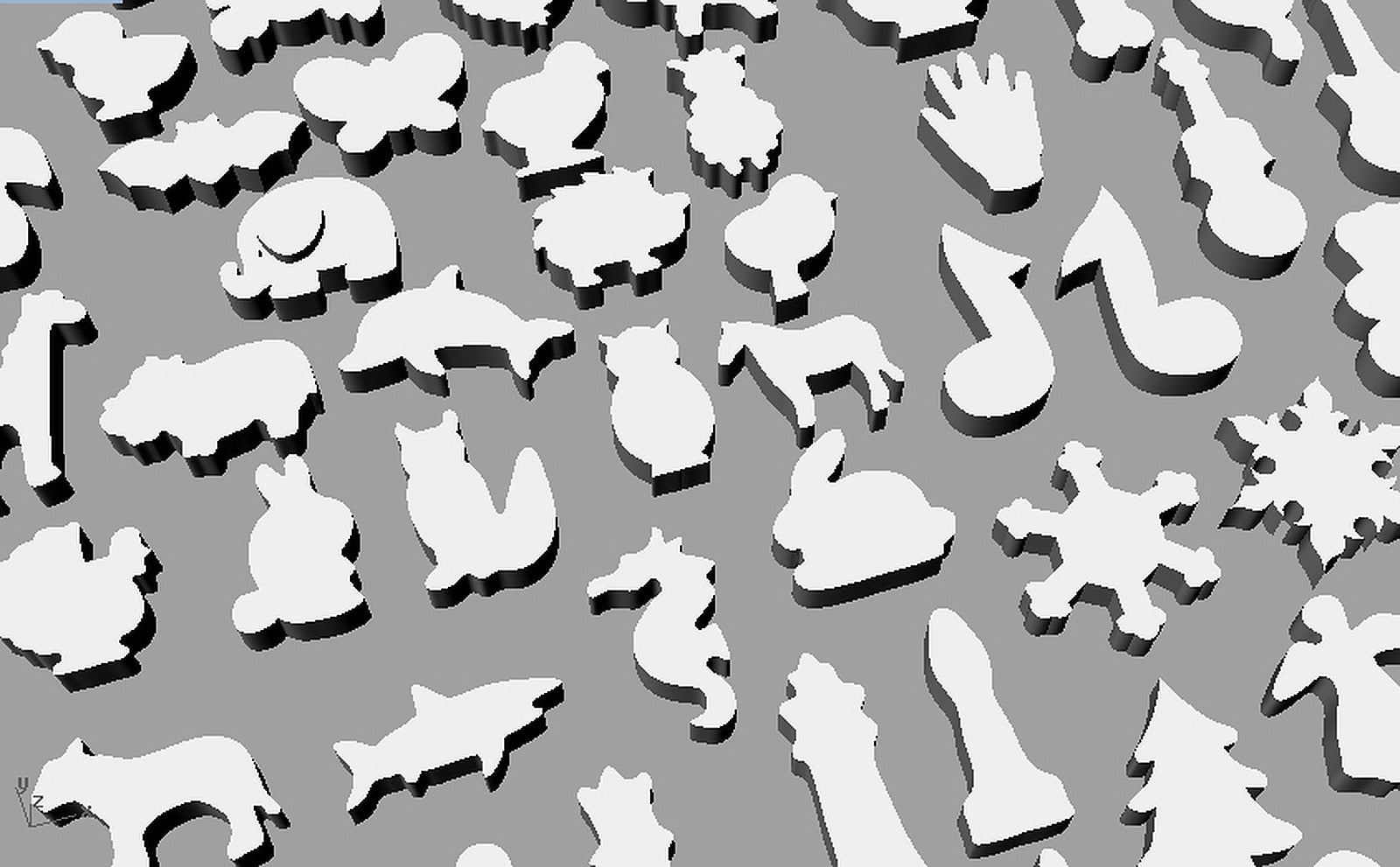 Cookie cutter collection – 3D Baskı Modeli