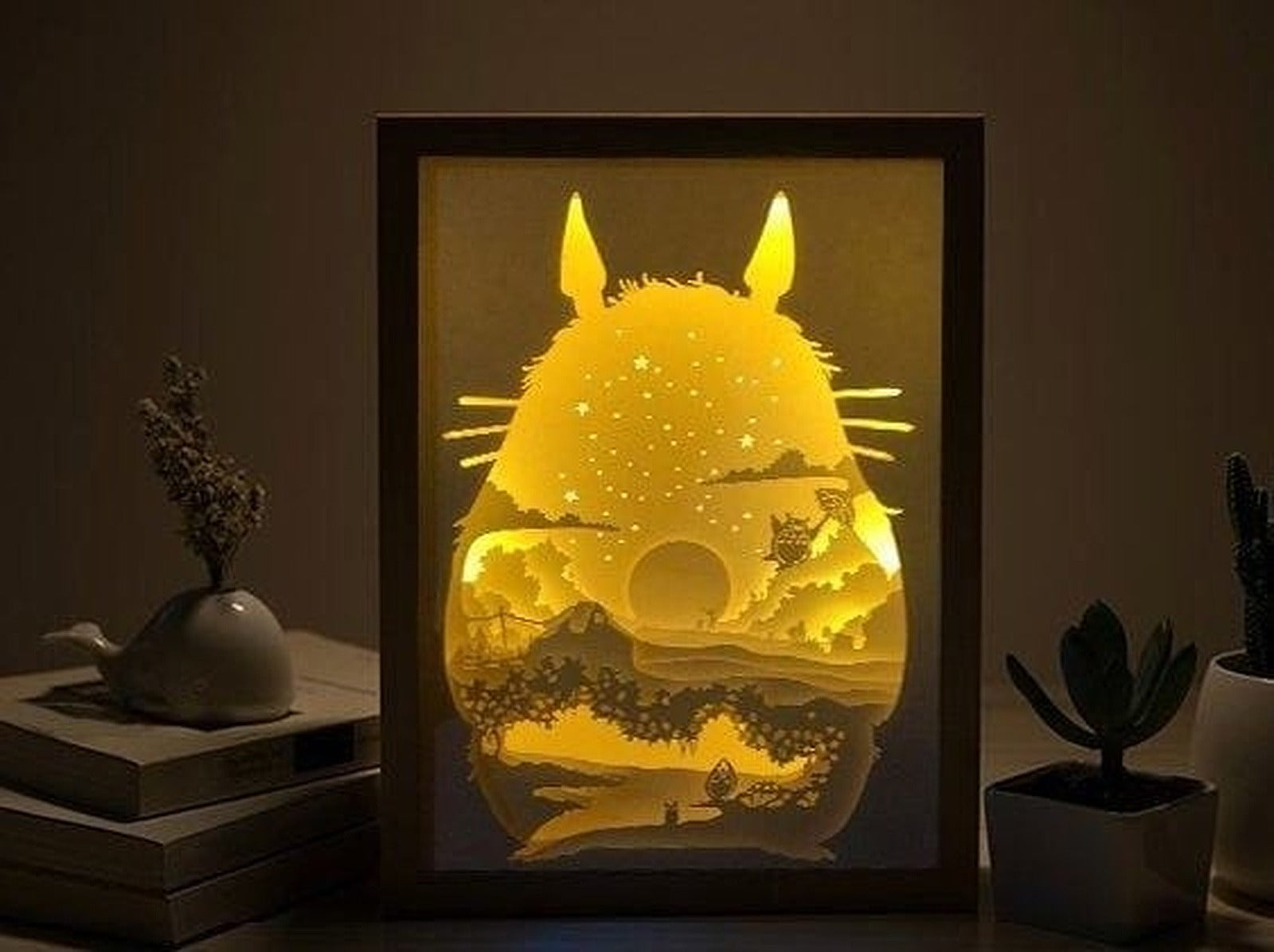 My Neighbor Totoro lightbox – 3D Baskı Modeli