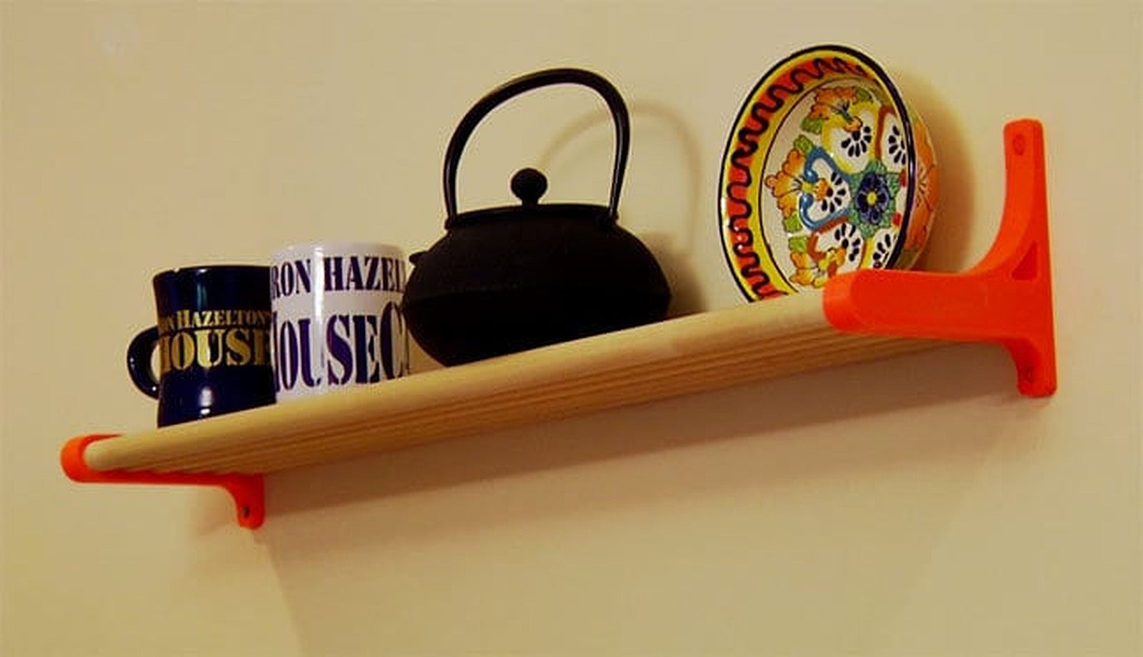 Customizable Wall Shelf – 3D Baskı Modeli