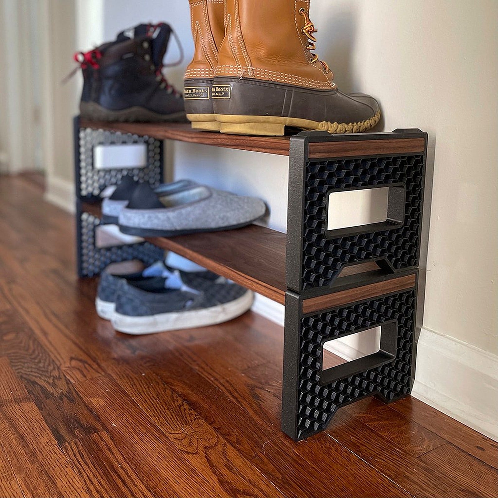 Stackable Shoe Rack – 3D Baskı Modeli