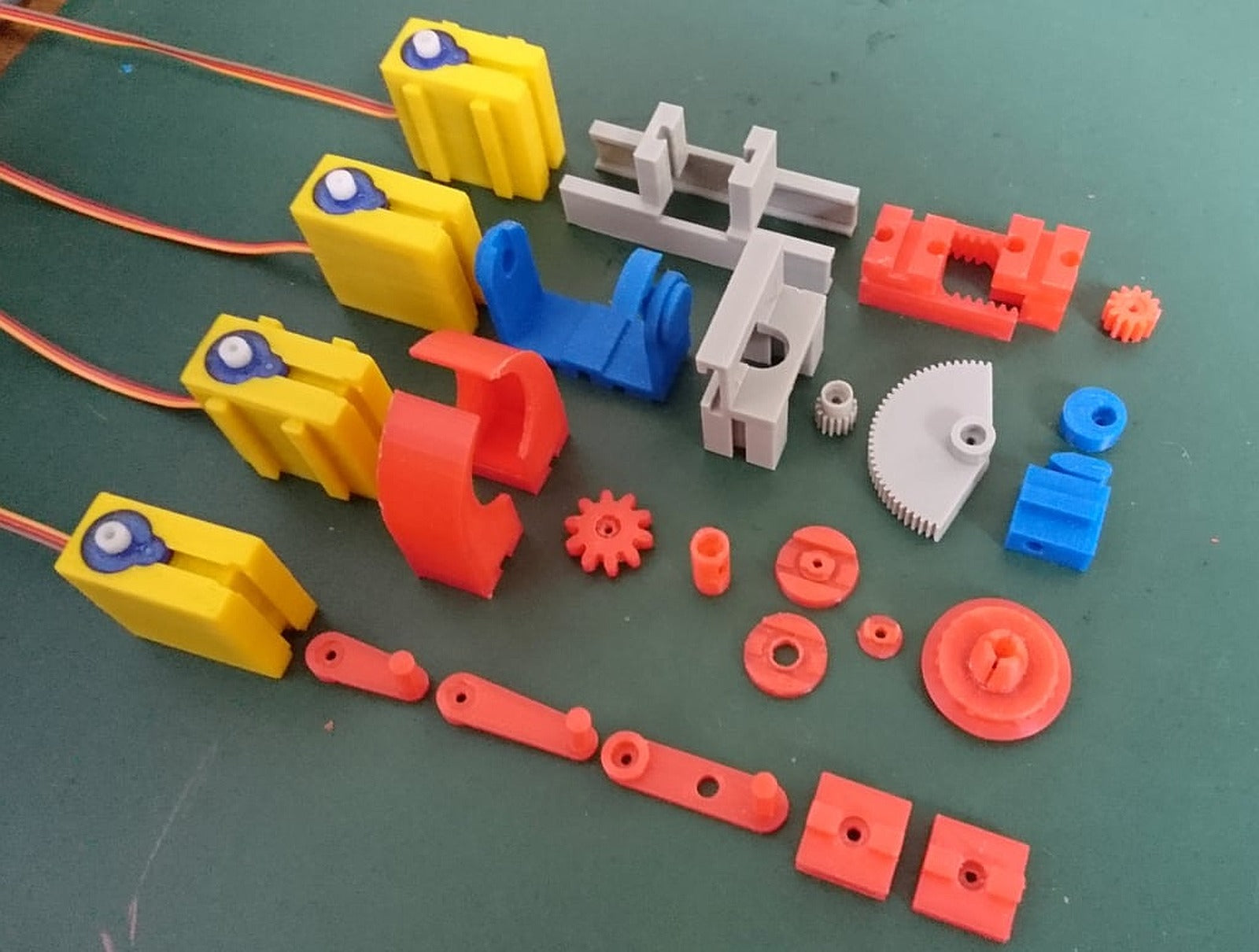 fischertechnik SG90 mini servo system – 3D Baskı Modeli