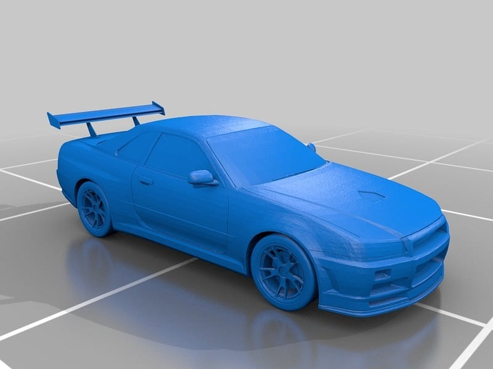 Nissan Skyline GTR – 3D Baskı Modeli