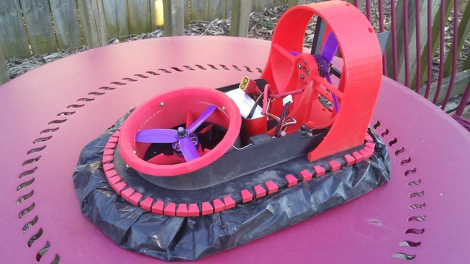 Brushless R/C Racing Hovercraft – 3D Baskı Modeli