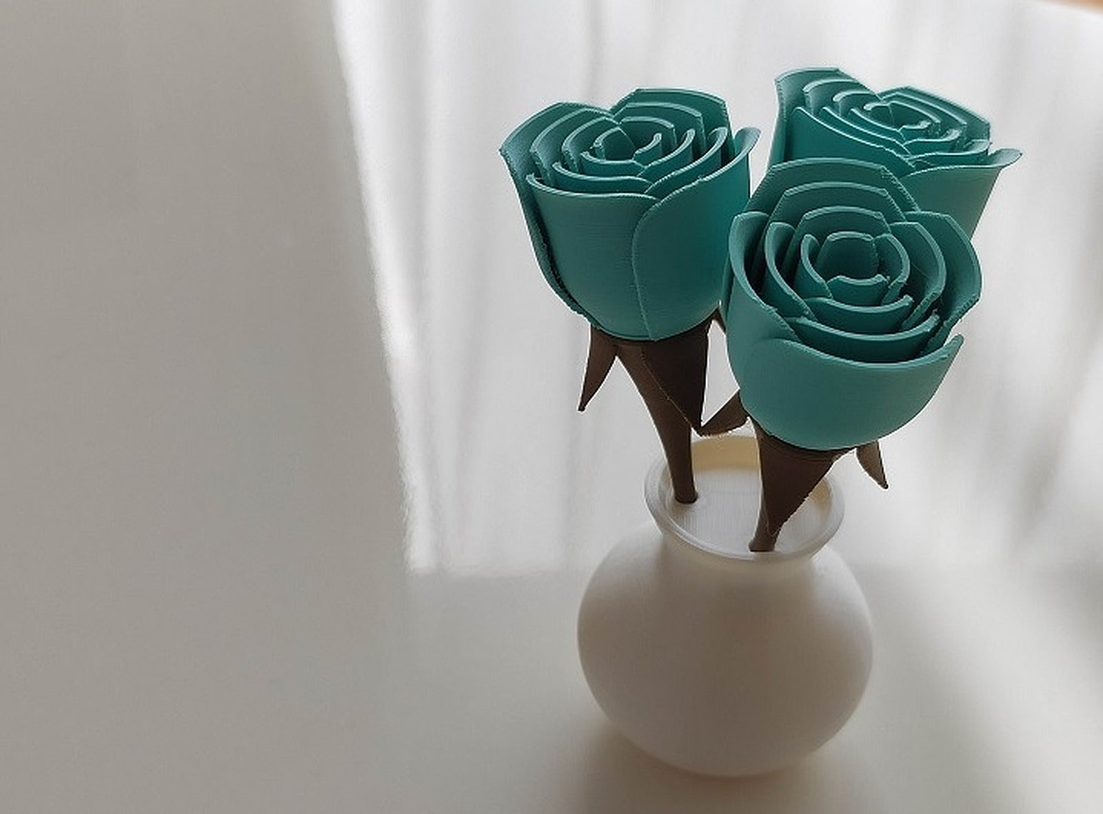 Roses & vazo  Mini Edition – 3D Baskı Modeli