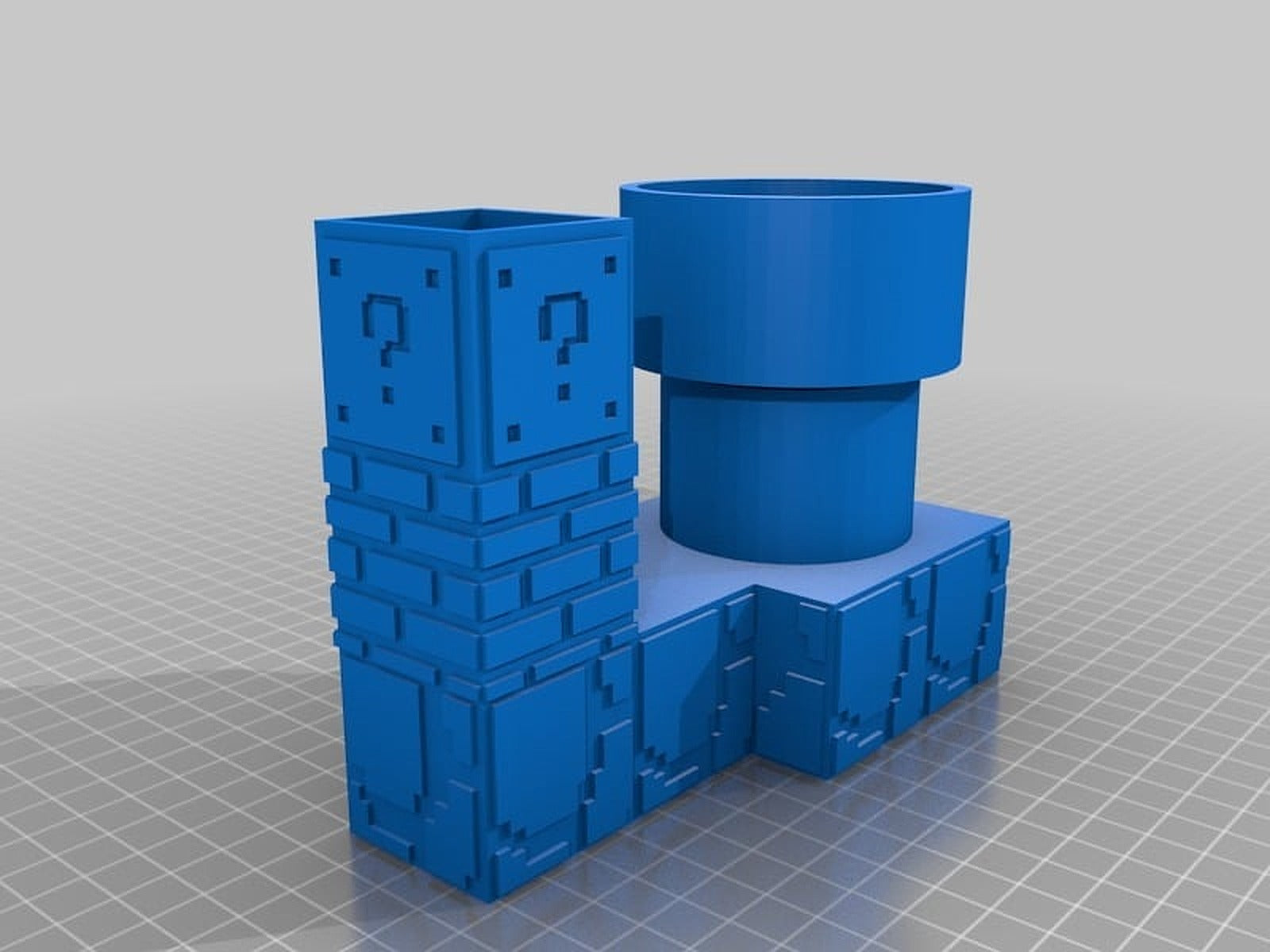 Venus Fly Trap Super Mario Warp Pipe Self Watering saksı – 3D Baskı Modeli