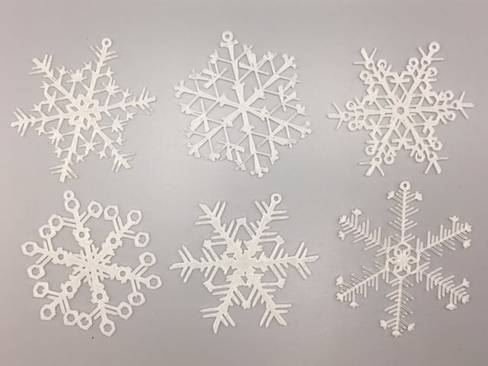 Organic Snowflake Ornaments – 3D Baskı Modeli
