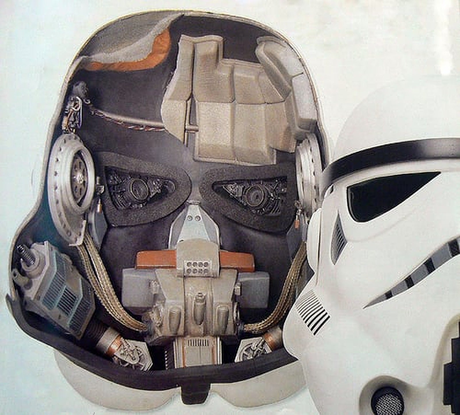 Stormtrooper Helmet Interior Gear (Star Wars) – 3D Baskı Modeli