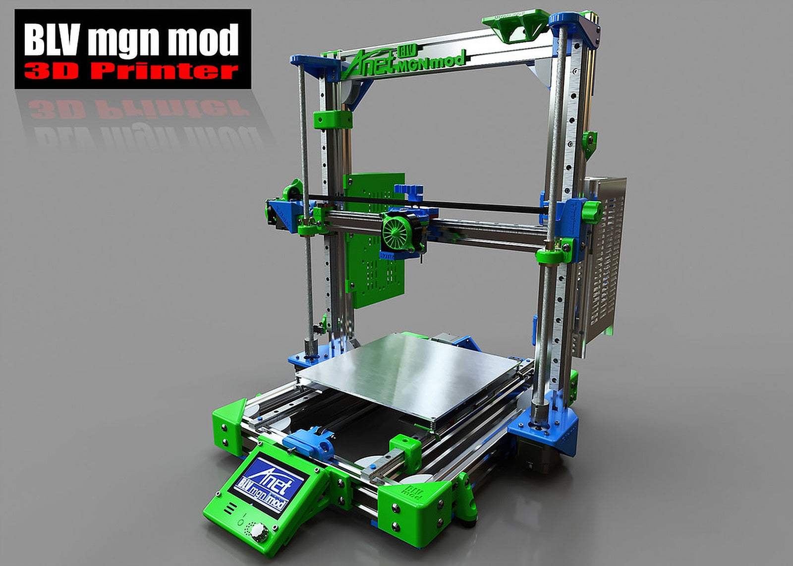 BLV mgn12 3D Printer mod for Anet A8 / AM8 / Prusa I3 clone – 3D Baskı Modeli