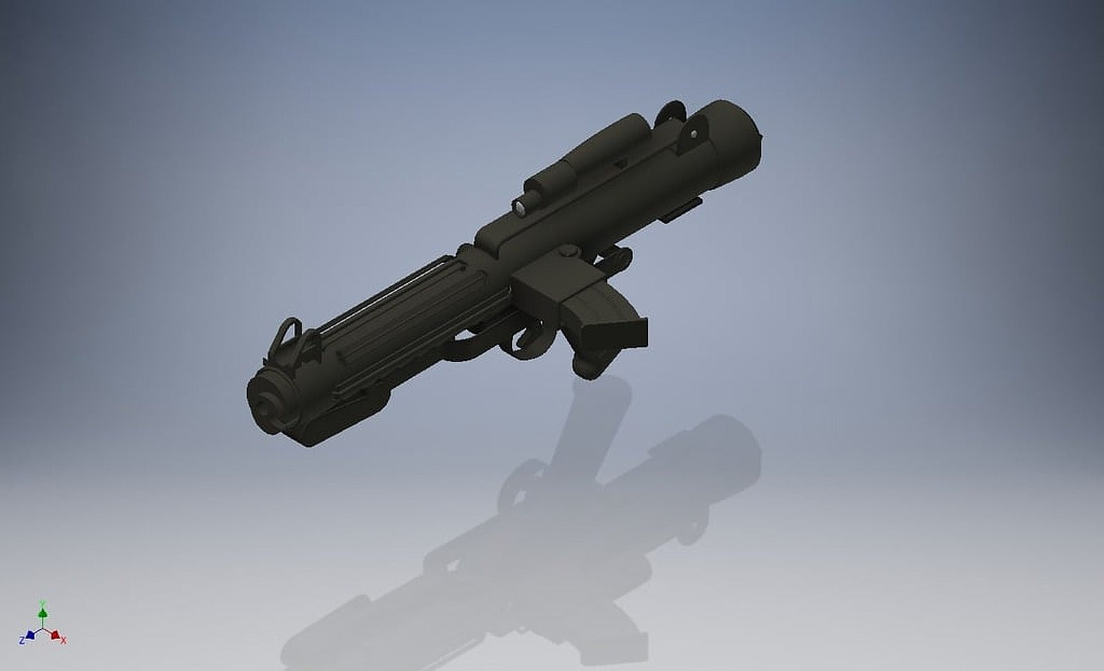 Star Wars Stormtrooper E-11 Blastech Blaster Rifle – 3D Baskı Modeli