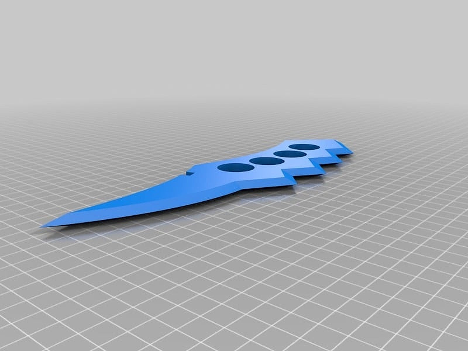 Asuma's Chakra Blade – 3D Baskı Modeli