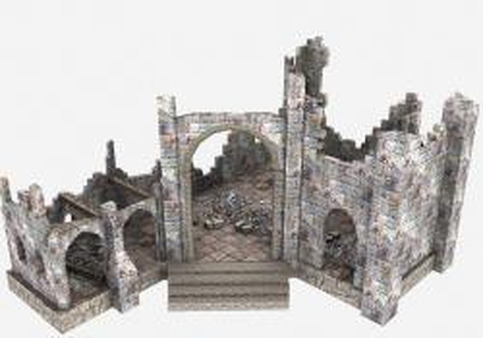 Cathedral Ruins - OpenGameArt - Terrain – 3D Baskı Modeli