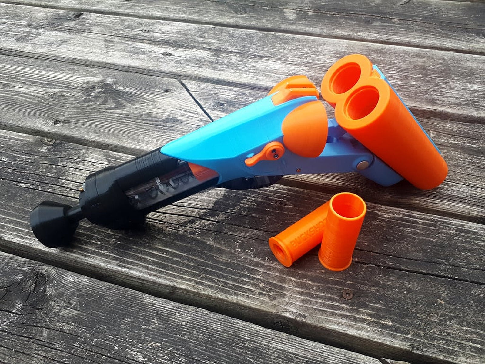 Foam A Nature - Nerf Double Barrel Shotgun – 3D Baskı Modeli