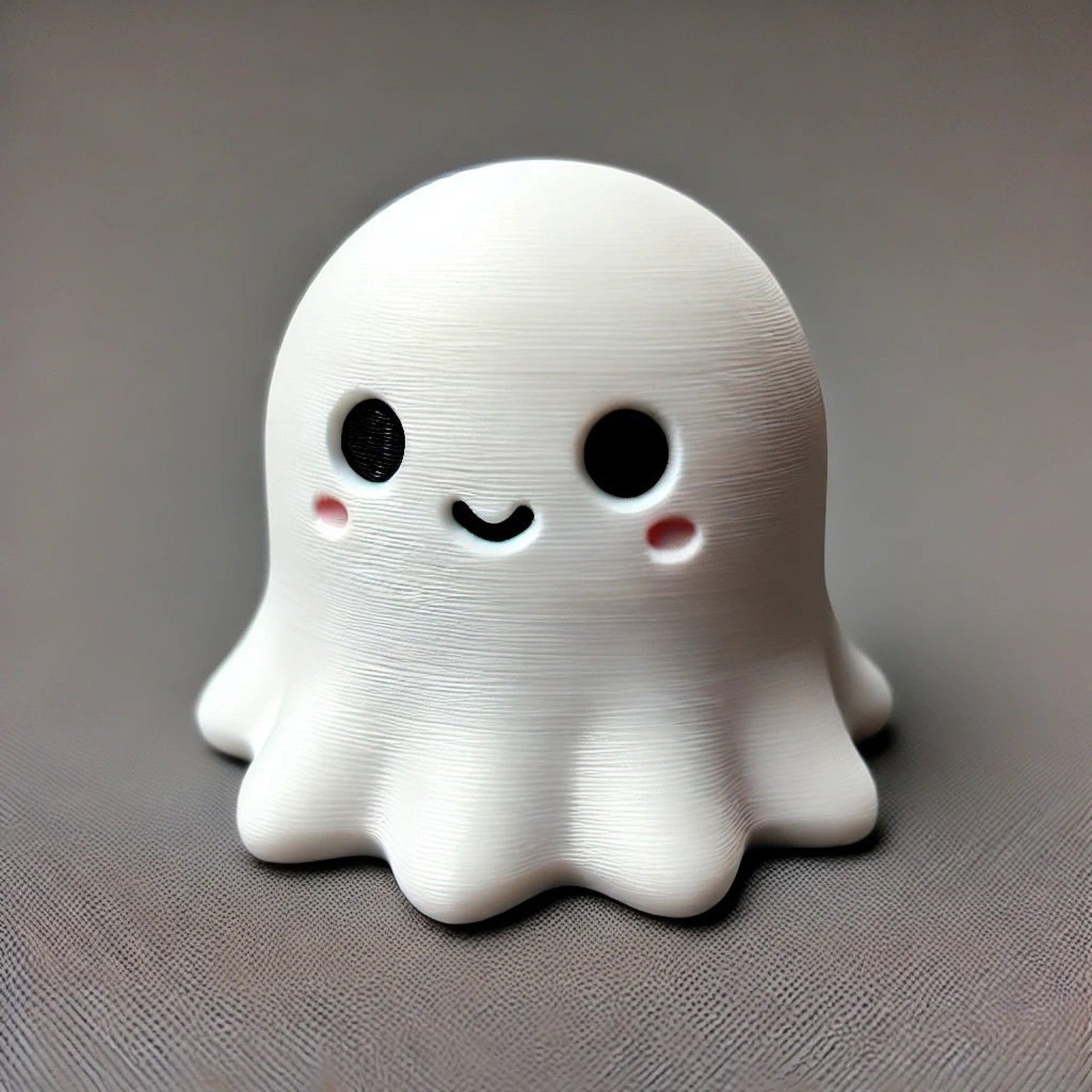 Cute 3D Ghost for Halloween – 3D Baskı Modeli