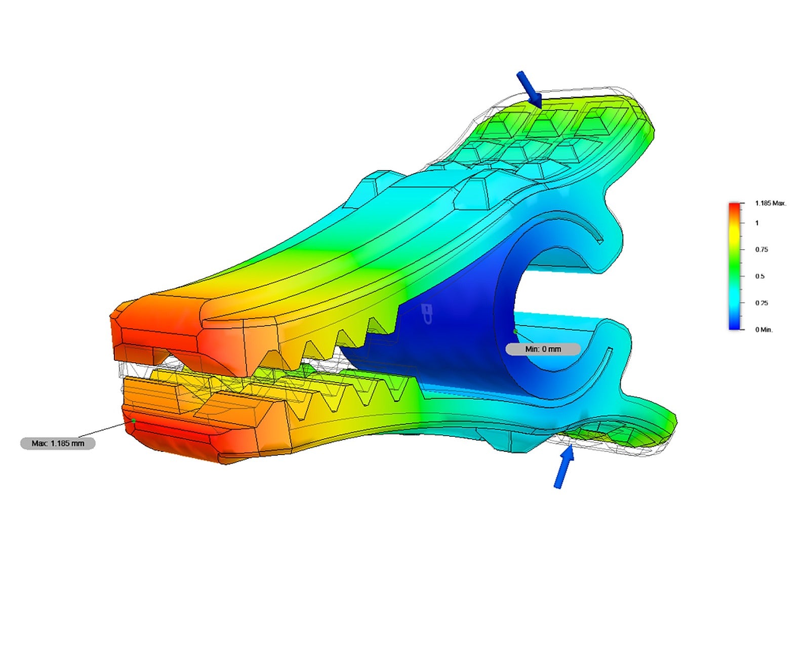 Crocodile bag clip – 3D Baskı Modeli