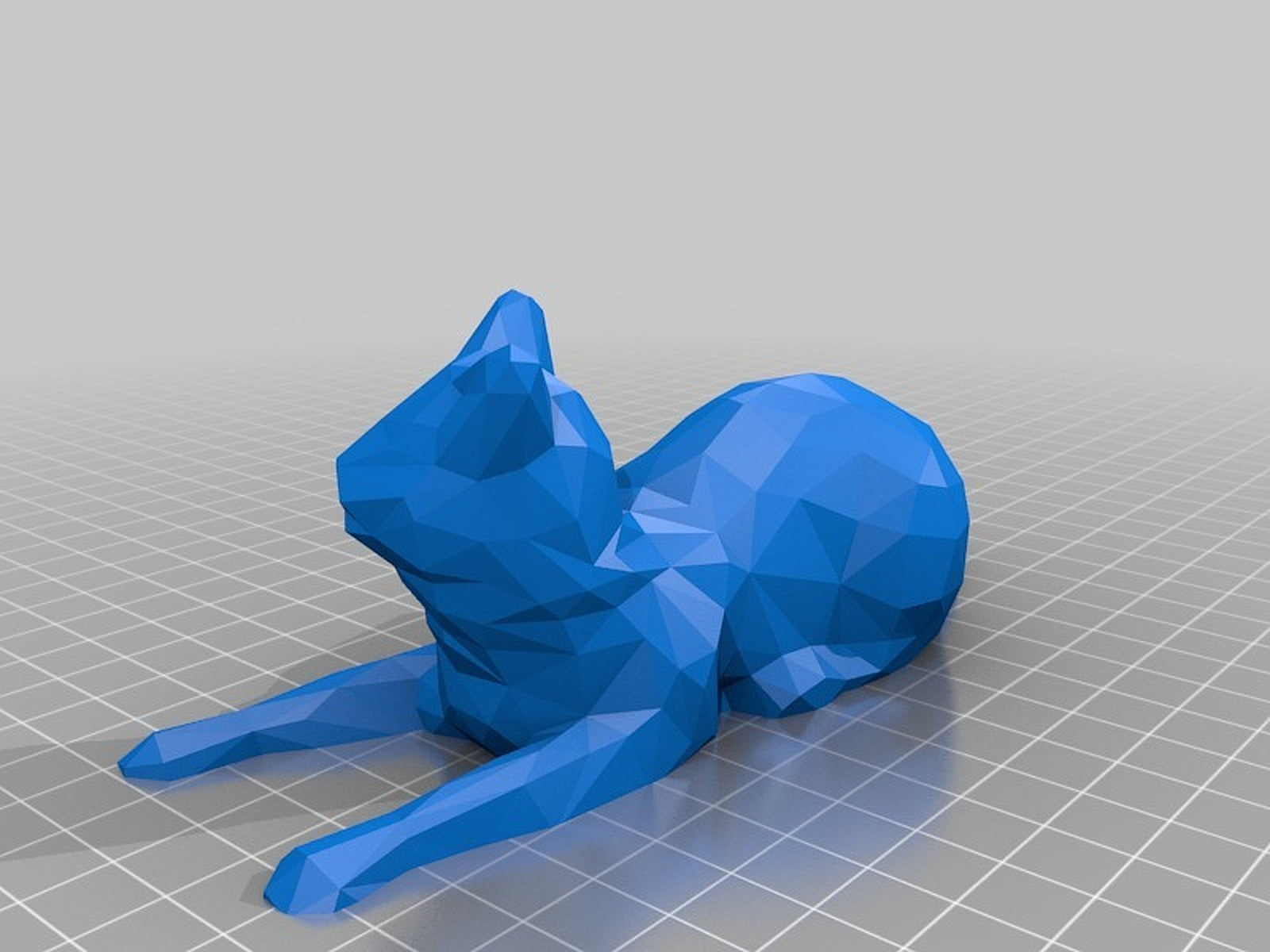 Low Poly Cat – 3D Baskı Modeli