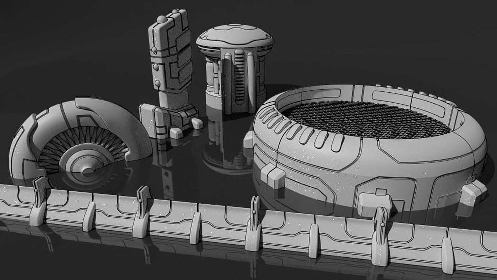 Tech Terrain – 3D Baskı Modeli