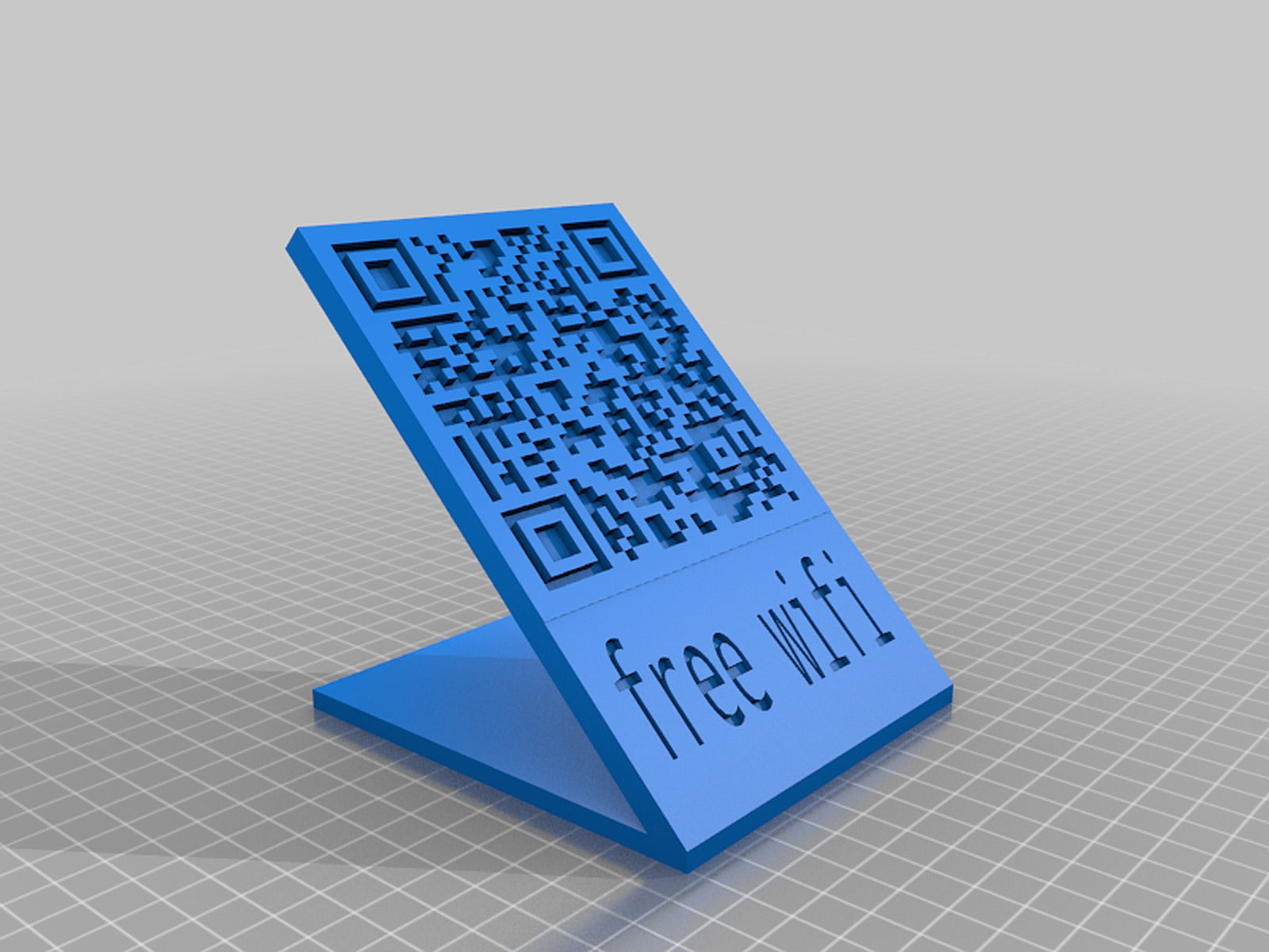 rickroll free wifi QR code – 3D Baskı Modeli