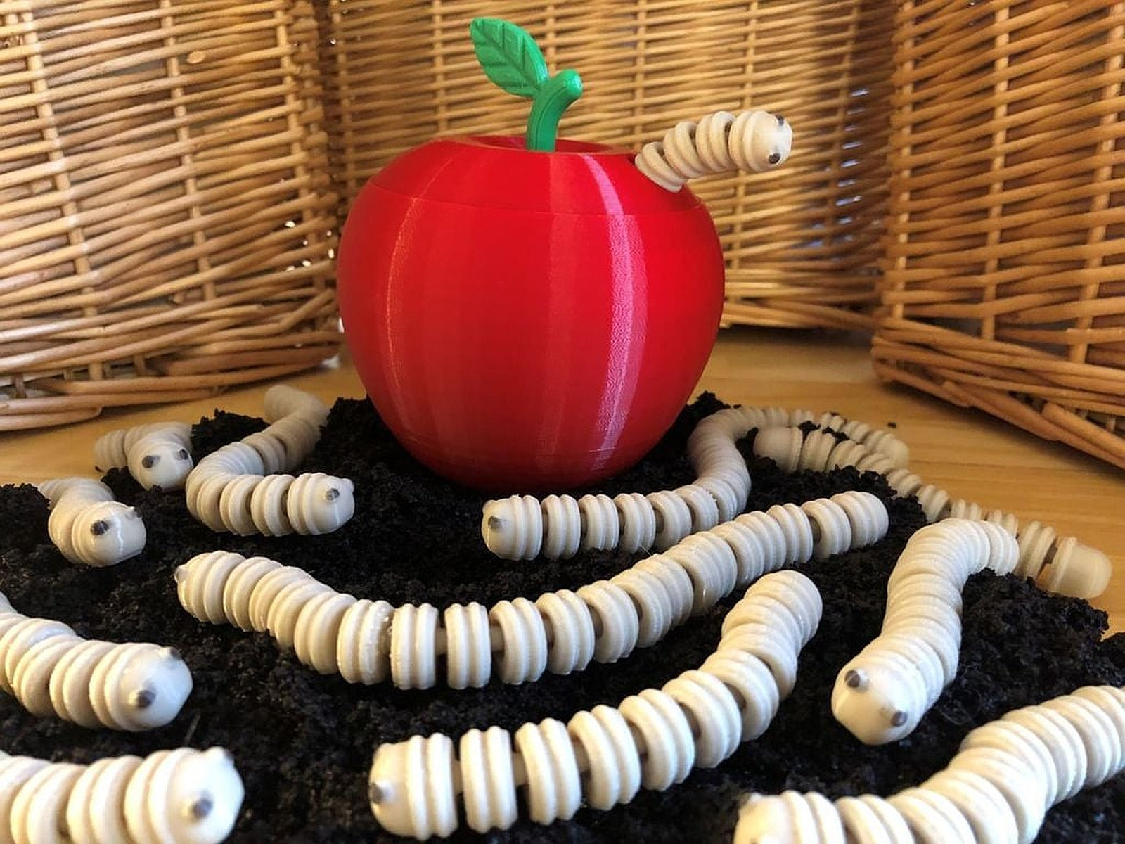 Fidget Worms – 3D Baskı Modeli