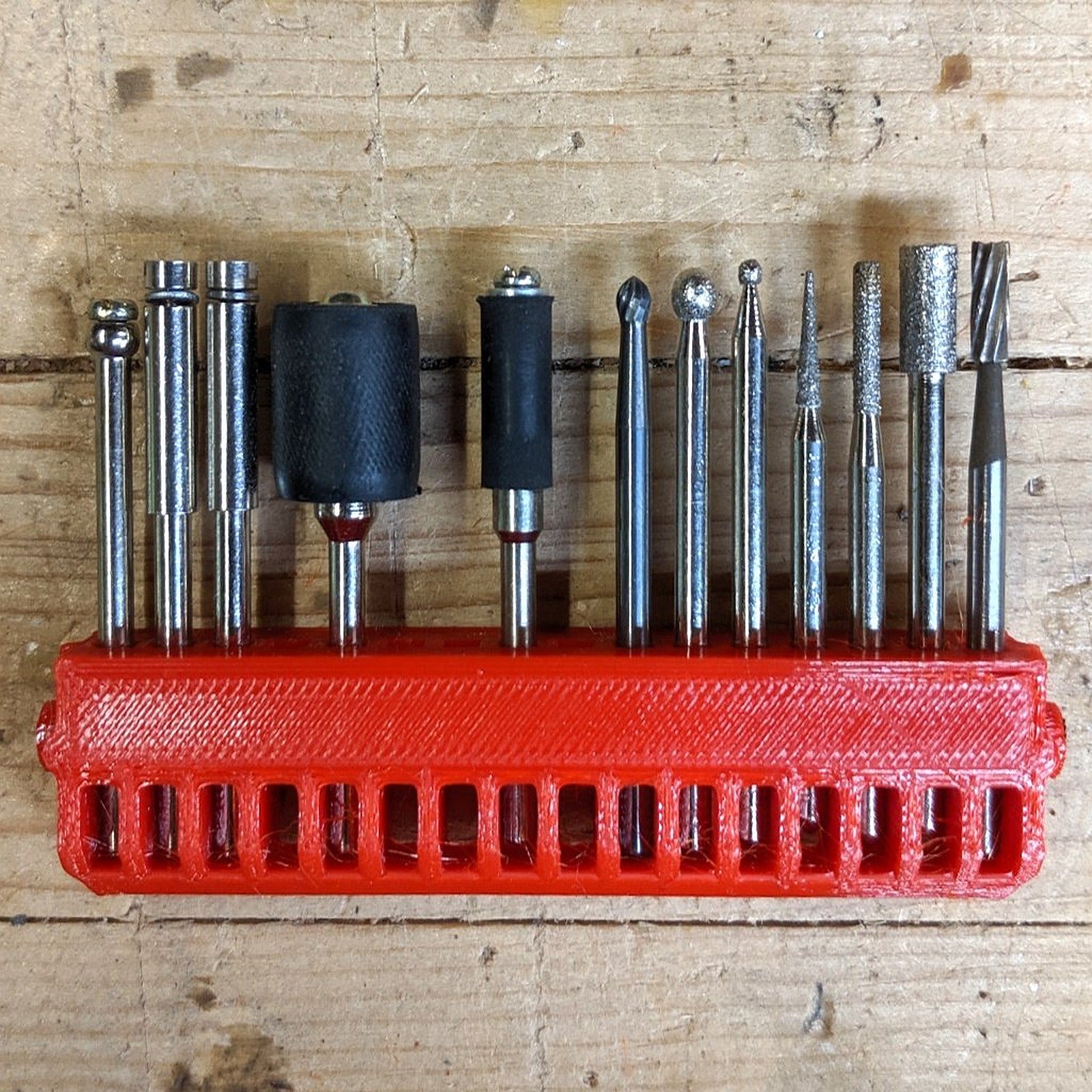 Dremel Bit stand for Milwaukee Packout kutu/düzenleyicis – 3D Baskı Modeli