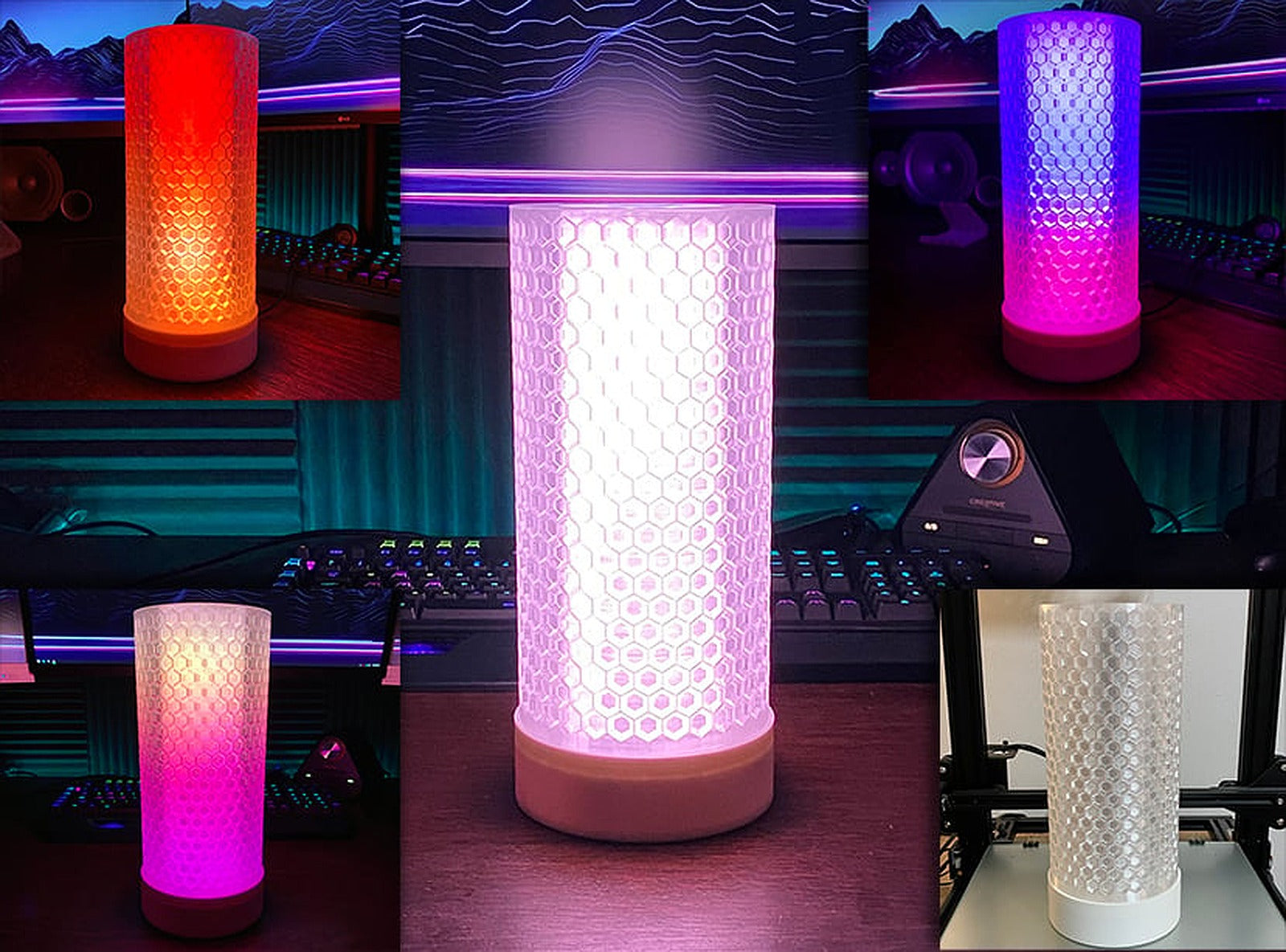 Chromalux Neopixel Lamp – 3D Baskı Modeli