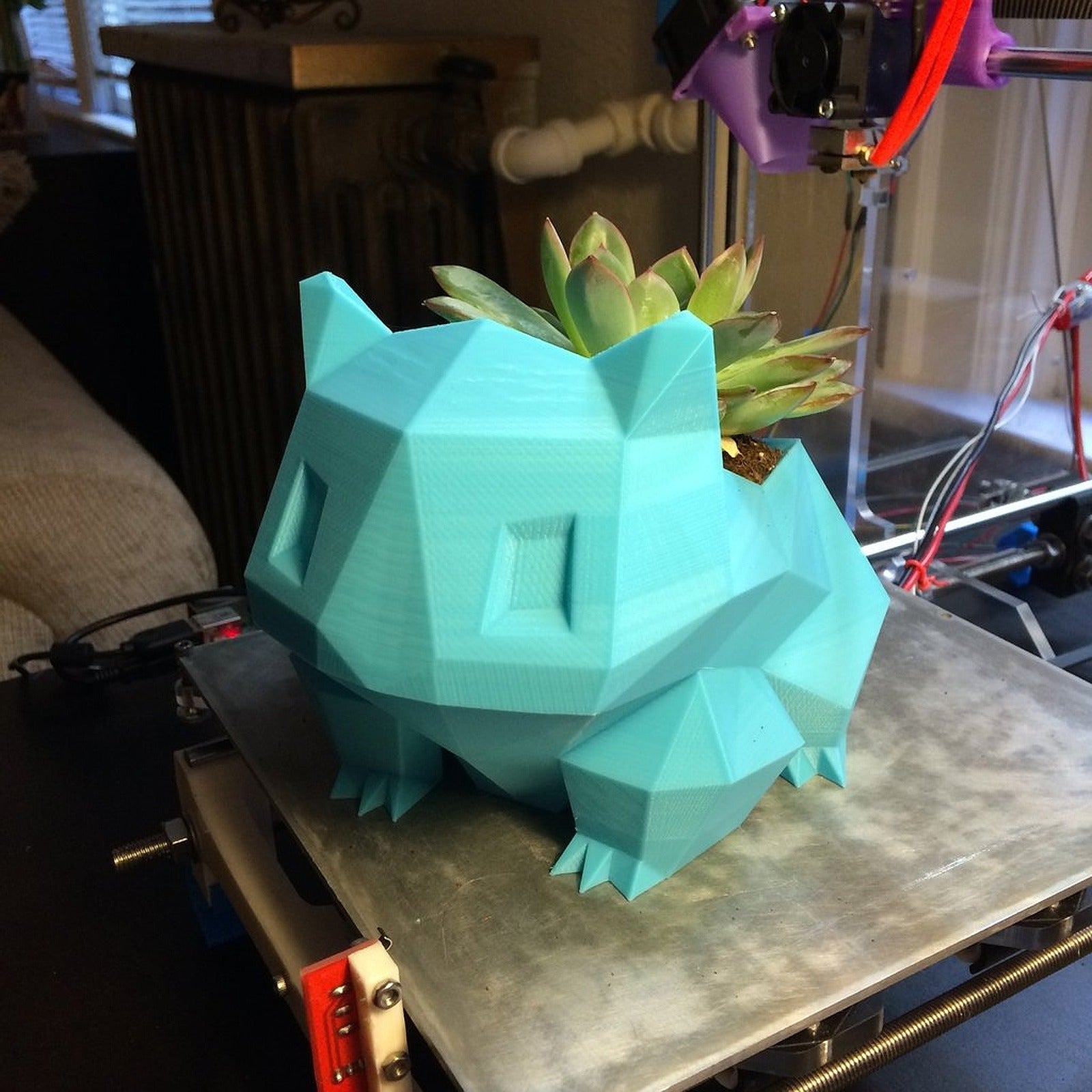 Bulbasaur (Printable with no Infill) – 3D Baskı Modeli