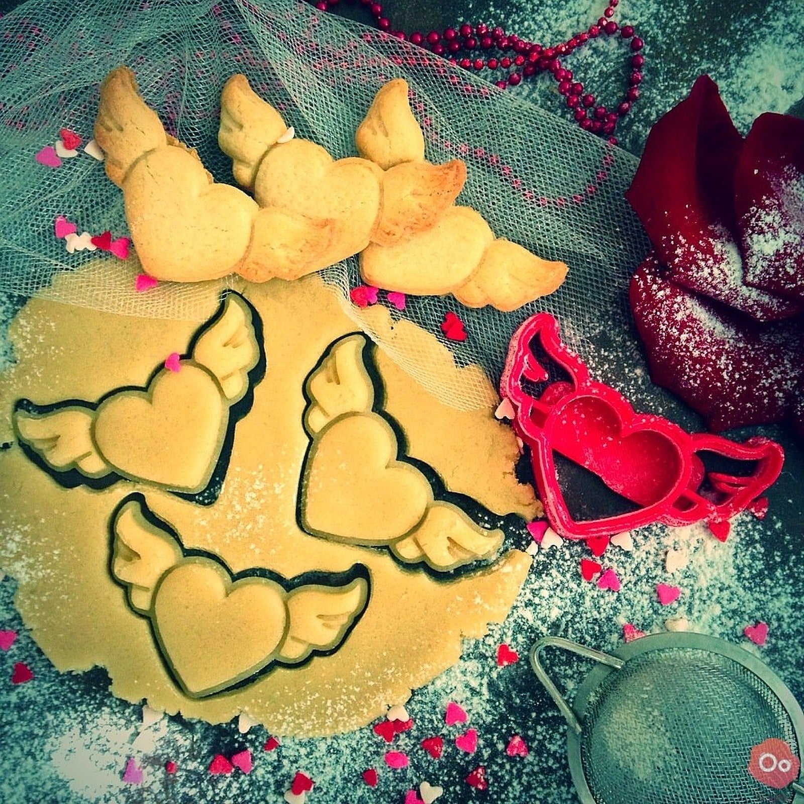 Heart Wings Cookie Cutter (Valentine's Day Collection) – 3D Baskı Modeli